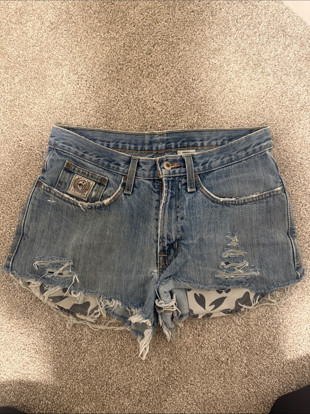 Cinch Distressed Cutoff Shorts